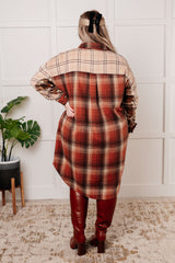 Fall Daze Flannel Oversized Shacket