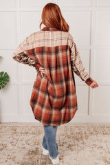 Fall Daze Flannel Oversized Shacket