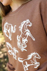 Western Fall Graphic Sweatshirt