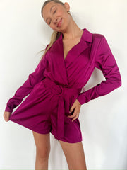 Name Of Love Belted Romper