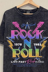 Stay Tuned Rock n' Roll Grapic T-Shirt