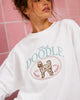 Club Doodle Embroidered Graphic Sweatshirt