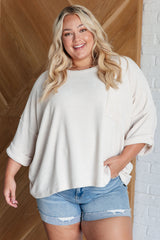 Ivory Thoughts Chenille Blouse S-3XL