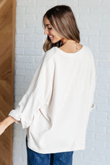 Ivory Thoughts Chenille Blouse S-3XL