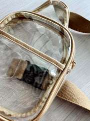 GAME DAY READY CLEAR CROSSBODY