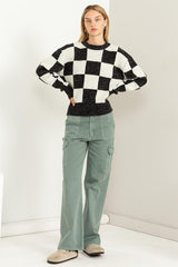 Weekend Chills Checkered Sweater [online exclusive]