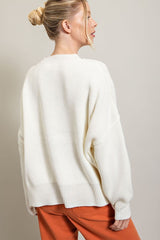 Kiki Long Sleeve Ribbed Sweater