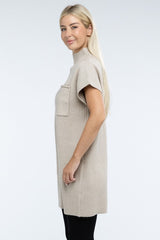 Camryn Mock Neck Sweater Dress