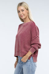 Maelyn Oversized Cropped Sweater