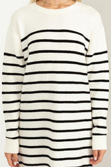 Casually Chic Striped Sweater Dress [online exclusive]