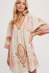 Tillie Boho Printed Dress