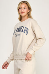 LA Breeze Embroidered Patch Sweatshirt