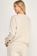 LA Breeze Embroidered Patch Sweatshirt