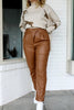 SIZE SMALL Dream Catcher Faux Leather Pants