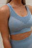 New Record Cut Out Sports Bra