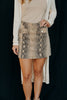 Gisele Snakeskin Skirt