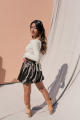 Zuri Satin Bubble Skirt