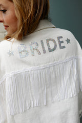 Bride Sequin Denim Jacket