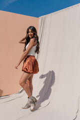 Zuri Satin Bubble Skirt