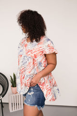 PLUS SIZE Believe In Miracles Printed Top